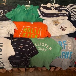 Hollister Green Polo Shirt for Kids